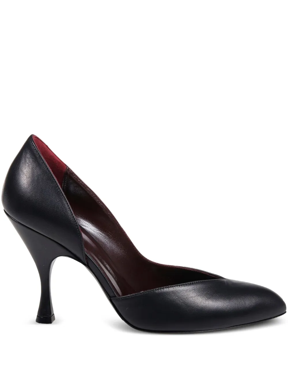 HERBERT LEVINE pointed-toe leather pumps | Black | Image 1