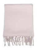 THE DYNAMIS STUDIO fringed-edge scarf - Purple