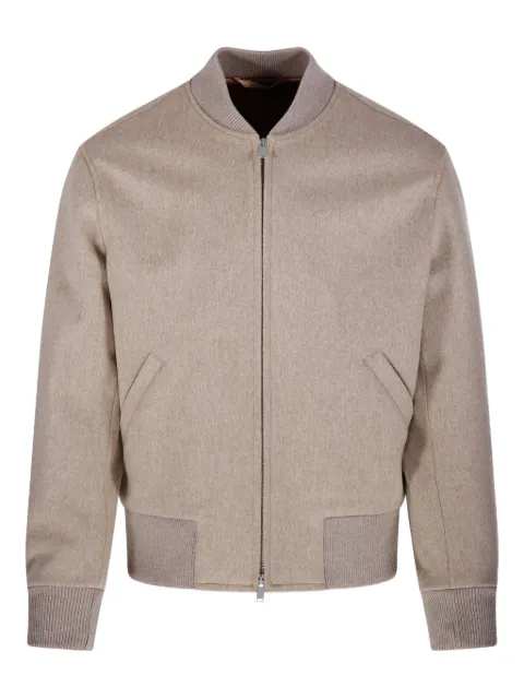 Lardini chamarra bomber con puños de canalé
