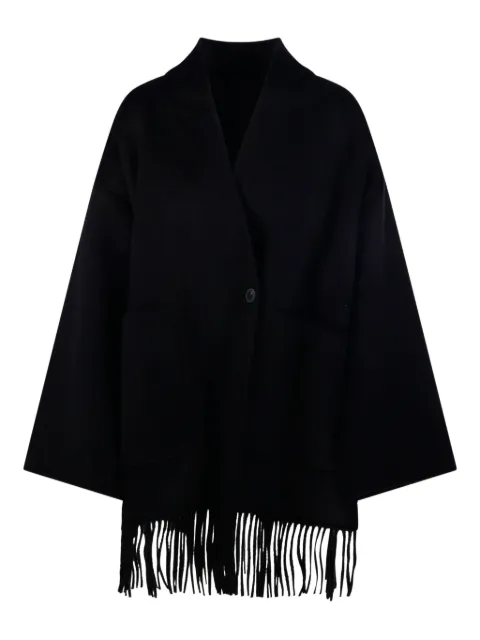 THE DYNAMIS STUDIO fringed cape