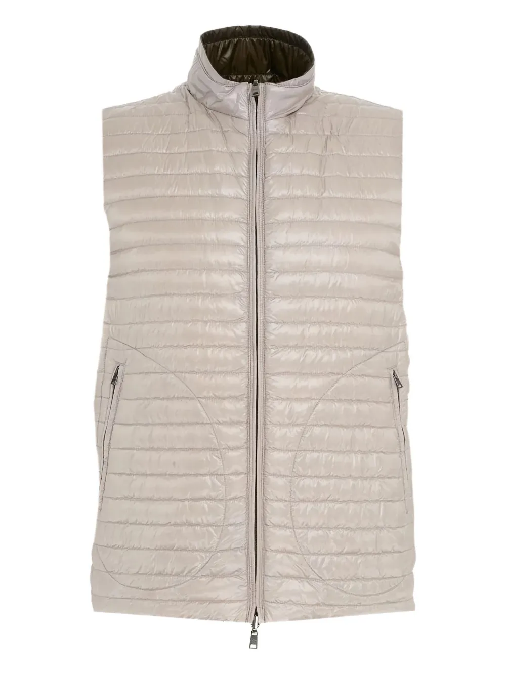 Herno Gewatteerd jack met rits Bruin