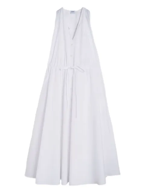 ASPESI button-fastening drawstring dress