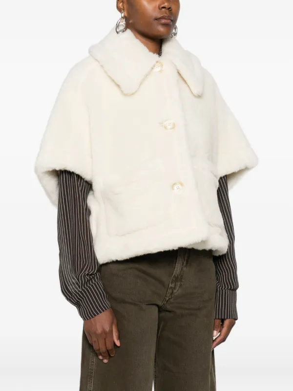 Max Mara　白いブルゾン Max Mara ショートスリーブ ジャケット | ホワイト | FARFETCH JP