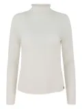 Beryll turtleneck long-sleeve top - White