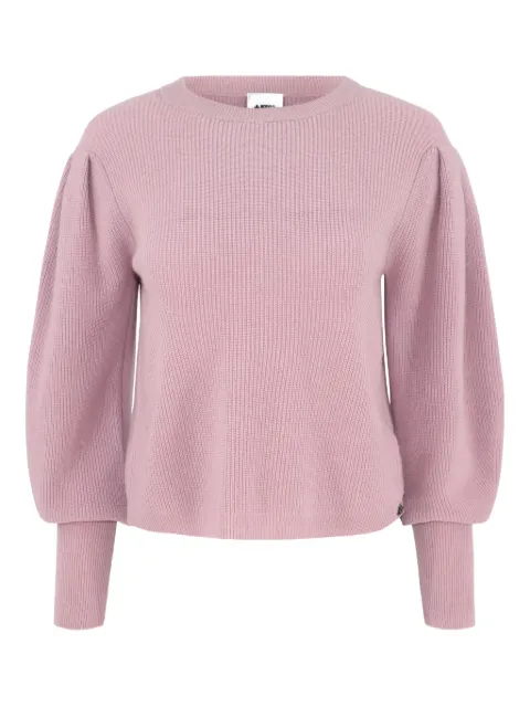 Beryll balloon-sleeve ribbed sweater