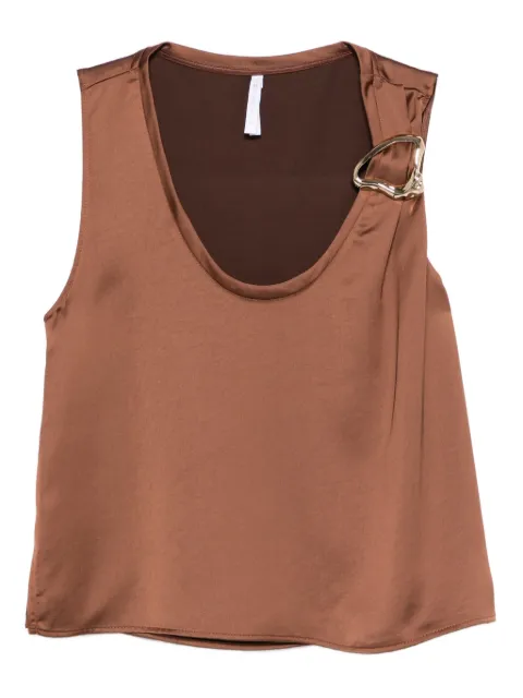 IMPERIAL buckle-detail sleeveless top