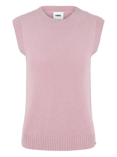 Beryll round-neck sleeveless top