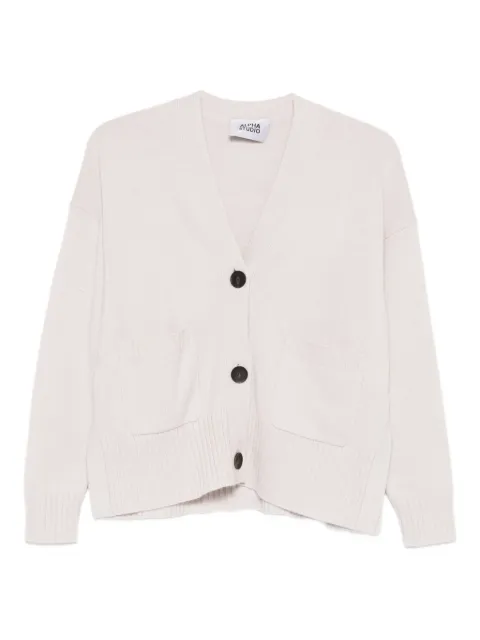 ALPHA STUDIO fine-ribbed cardigan