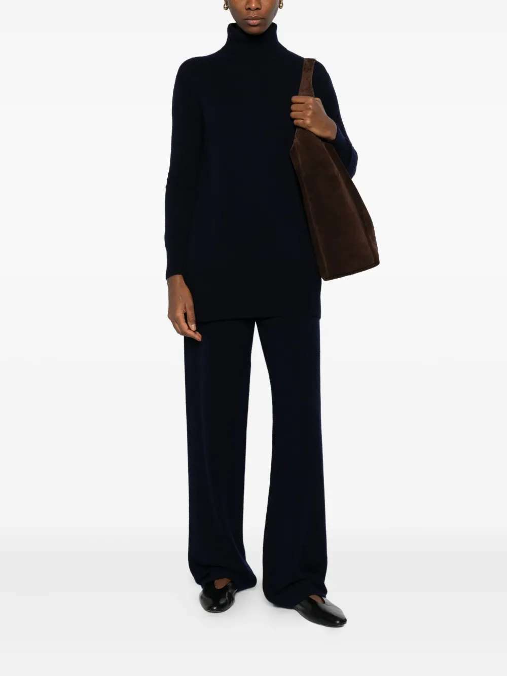 Alpha Studio Drawstring Trousers In Blue