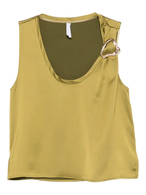 IMPERIAL ring-embellished sleeveless top