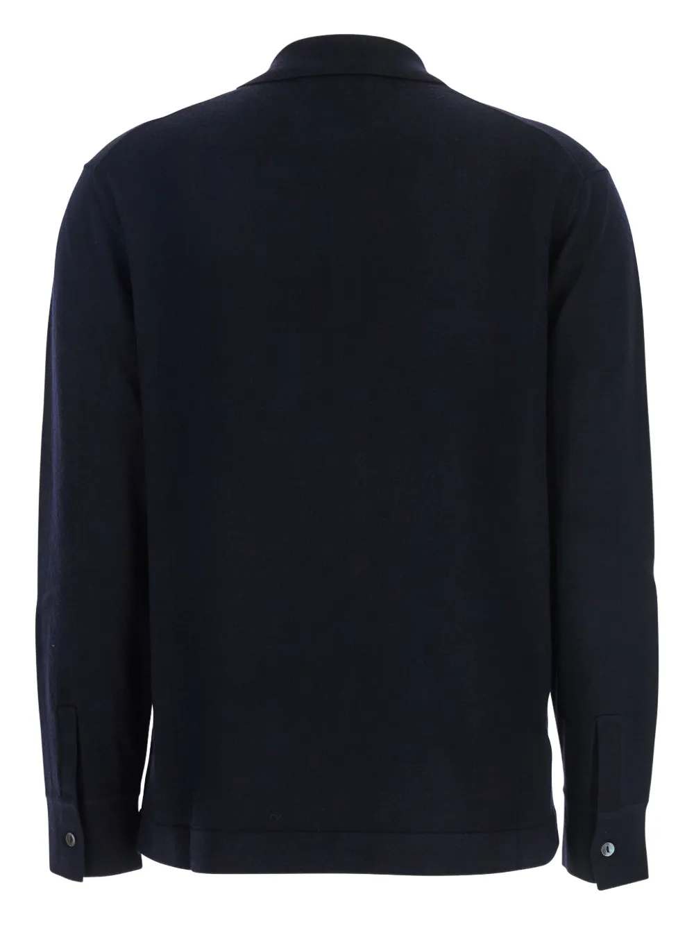 P.A.R.O.S.H. button knit polo top - Blauw