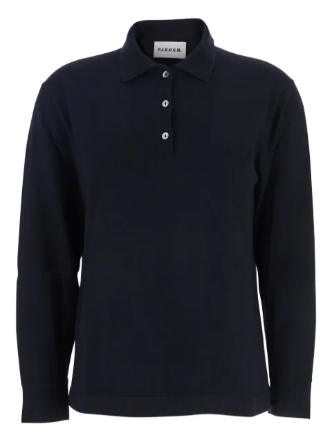 P.A.R.O.S.H. button knit polo top