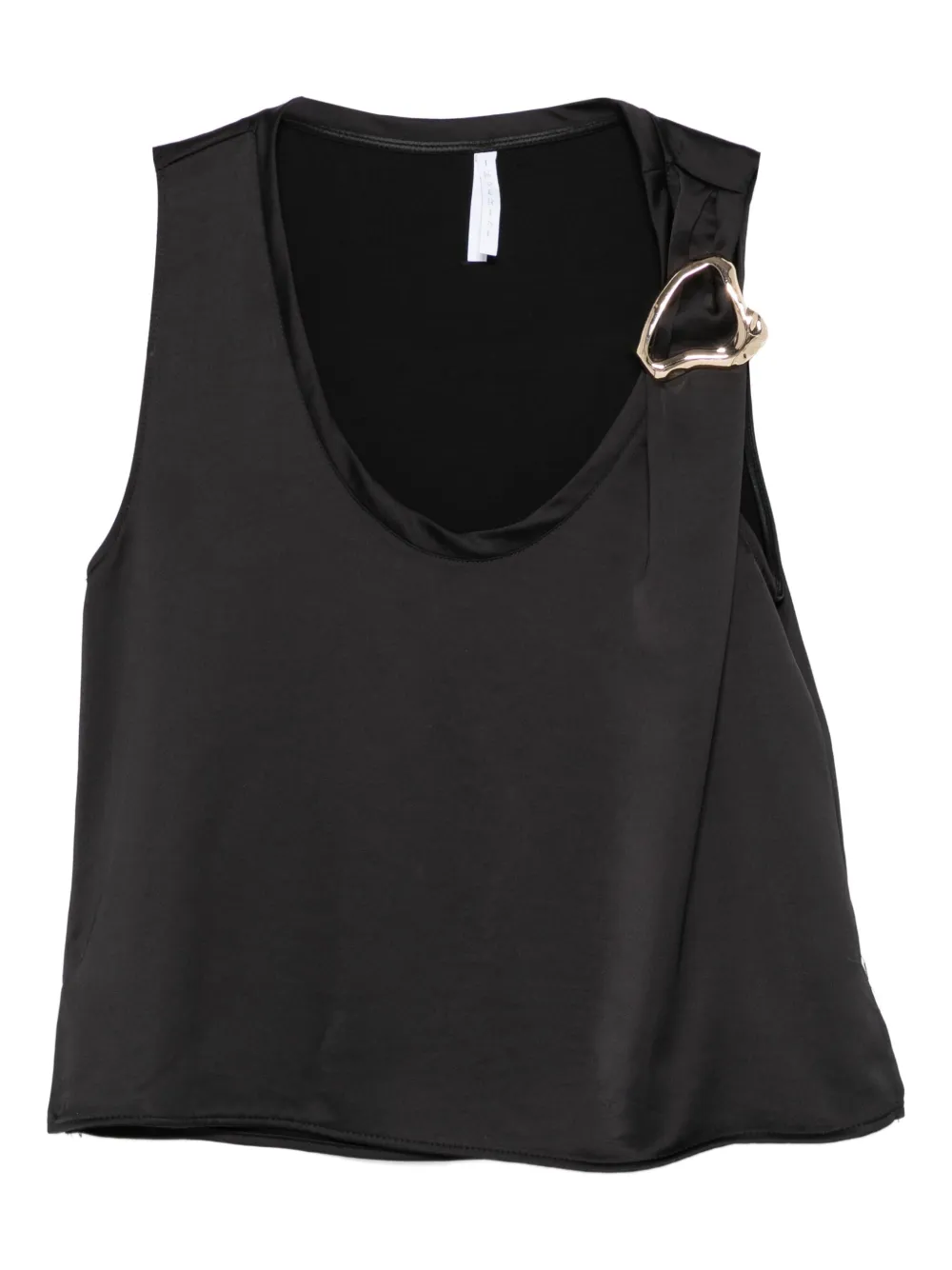 IMPERIAL buckle-detail top | Black | Image 1
