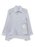 Maison MIHARA YASUHIRO Shawl Layered shirt - Blue