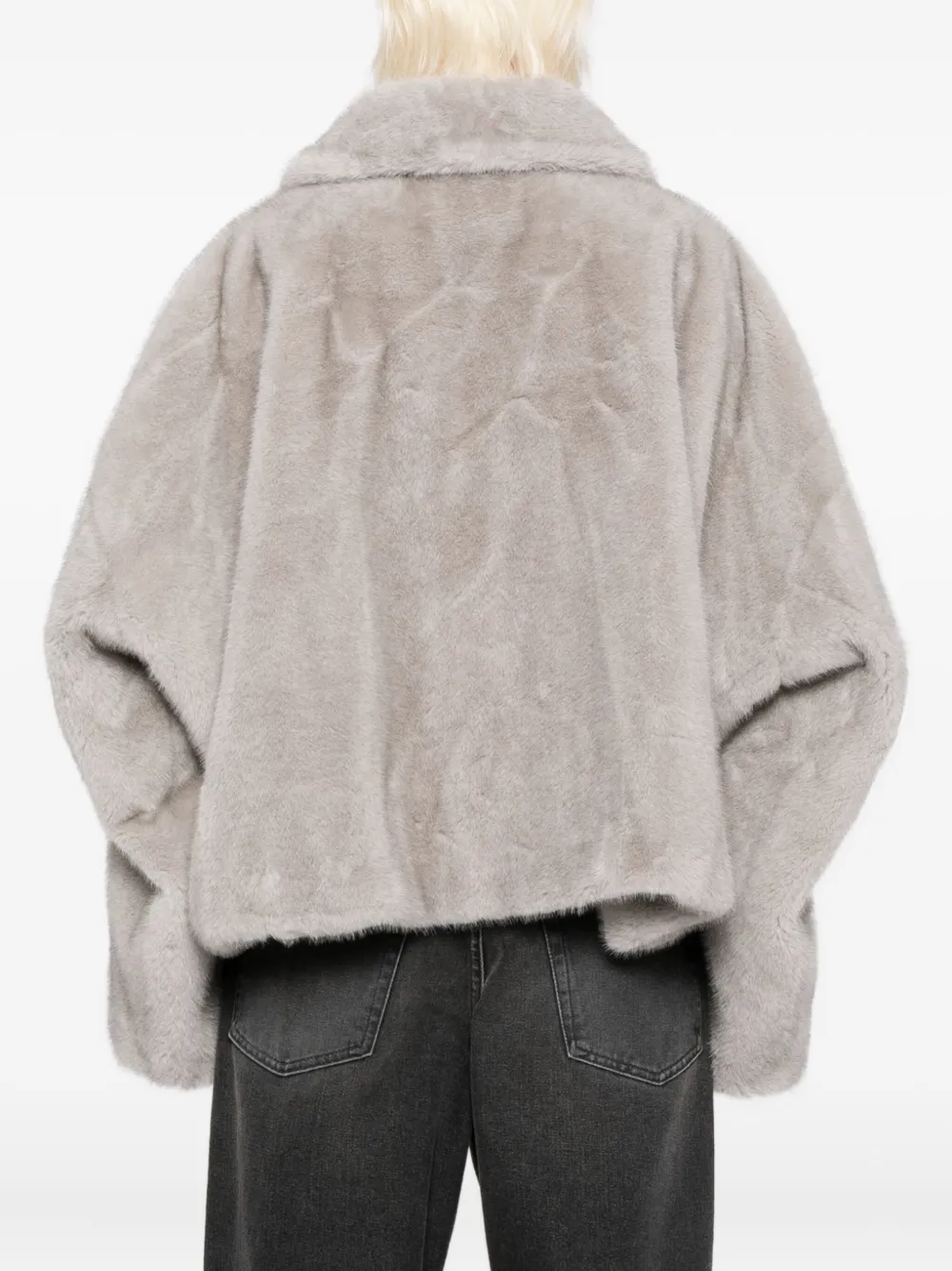 Miharayasuhiro Roll-up Hem Coat In Gray