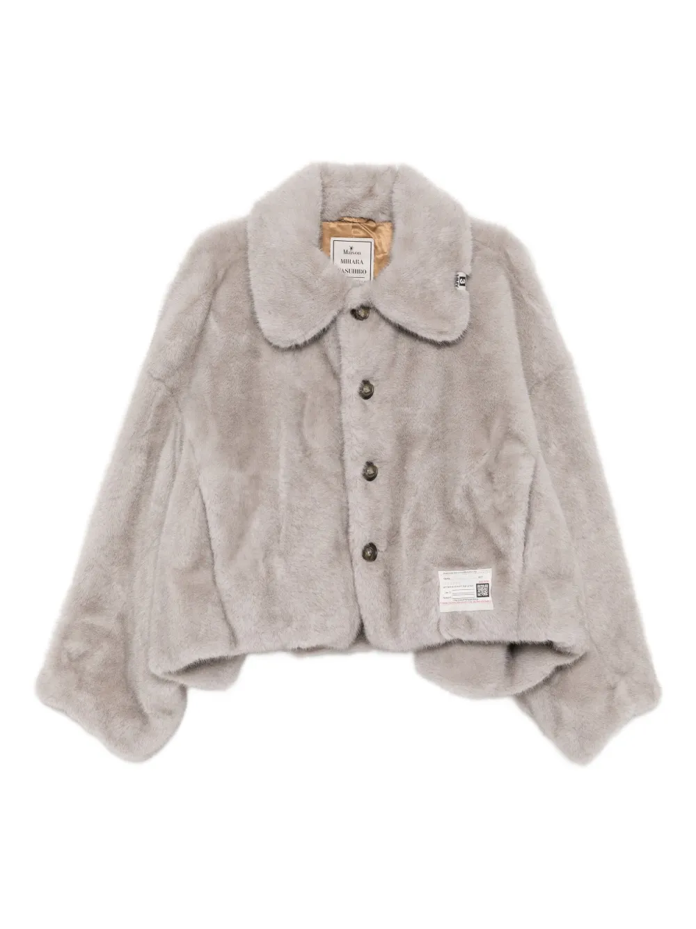 Maison MIHARA YASUHIRO Roll-up hem coat | Grey | Image 1