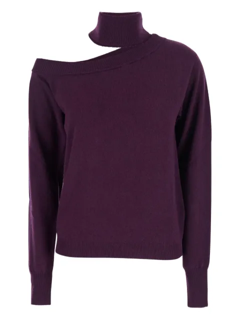 Federica Tosi off-shoulder turtleneck sweater