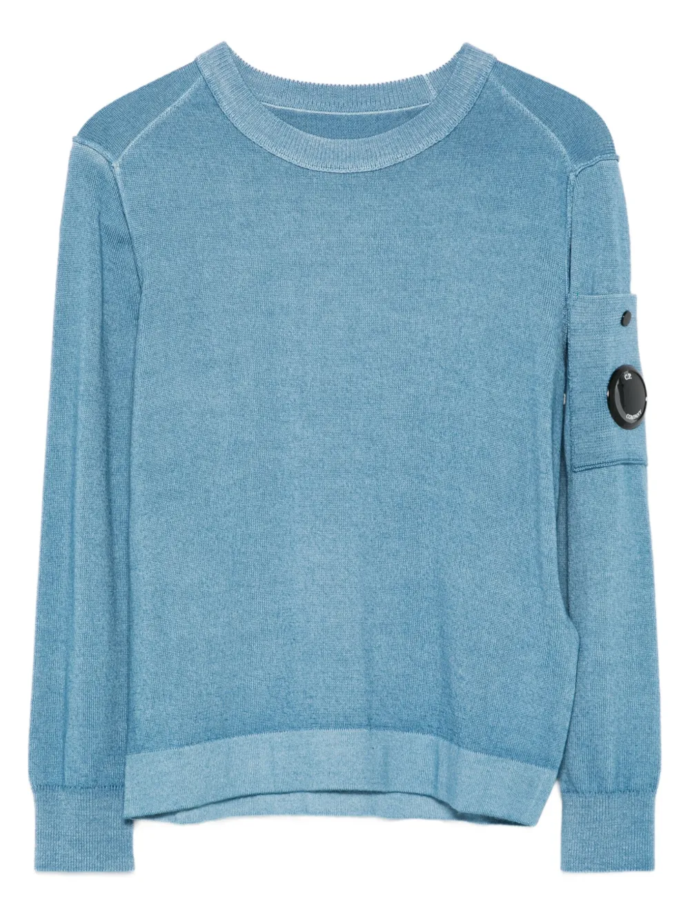 C.P. Company Kids lens-detail wool sweater - Blu