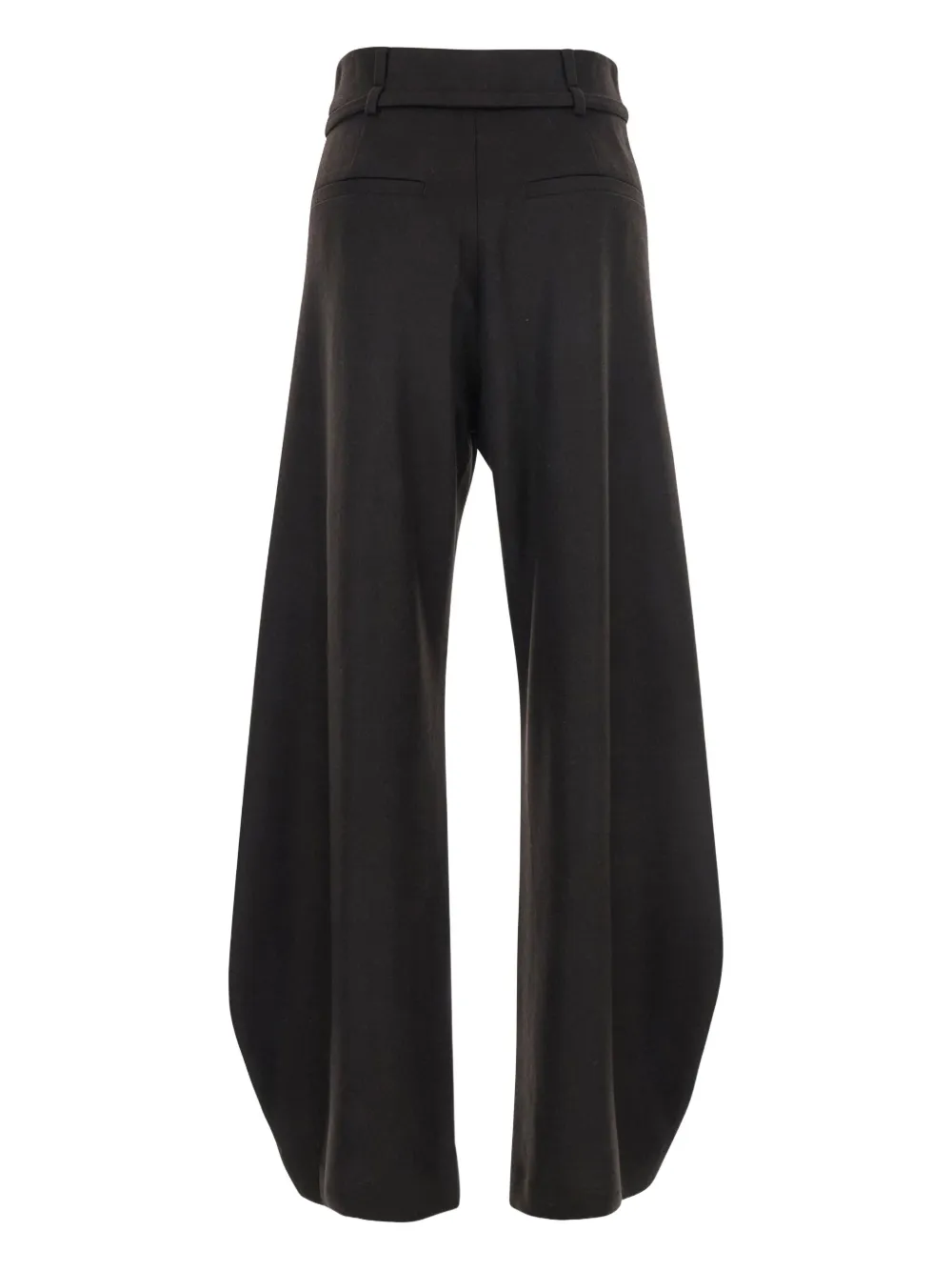 Tela Plooibroek met ceintuur Bruin