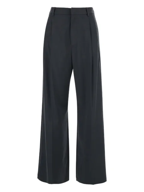 Tela pleated wide-leg trousers