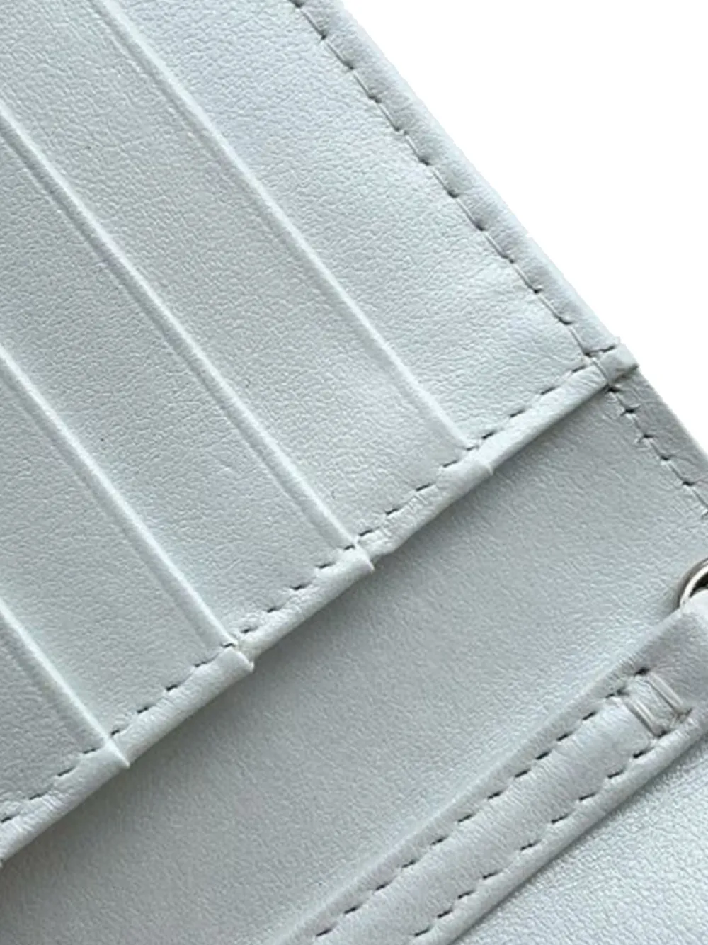 Pre-owned Chanel 2021 Quilted Calfskin Maxi Pearls Wallet On Chain Crossbody Bag In White