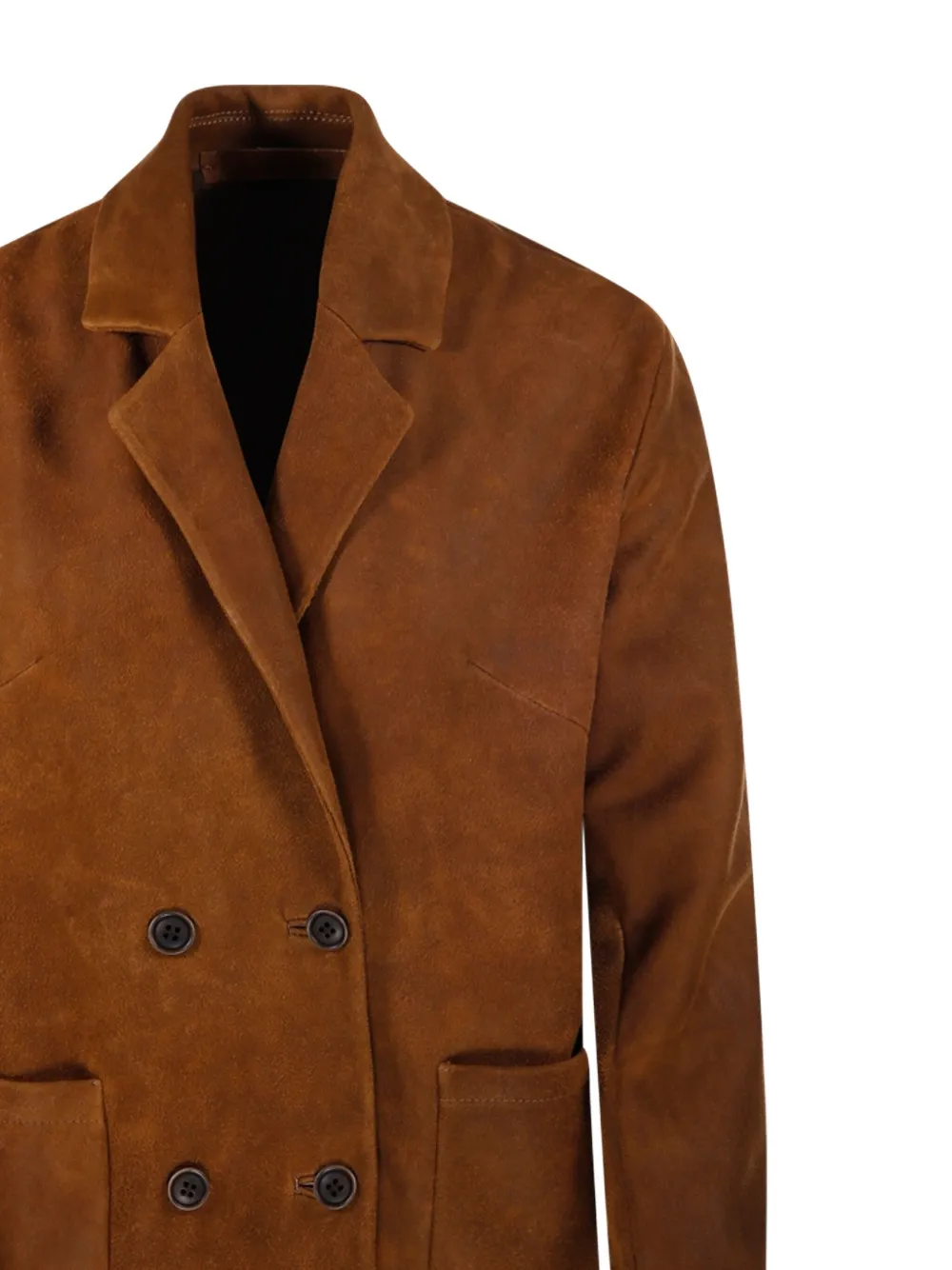 Salvatore Santoro Double-breasted Jacket In Brown