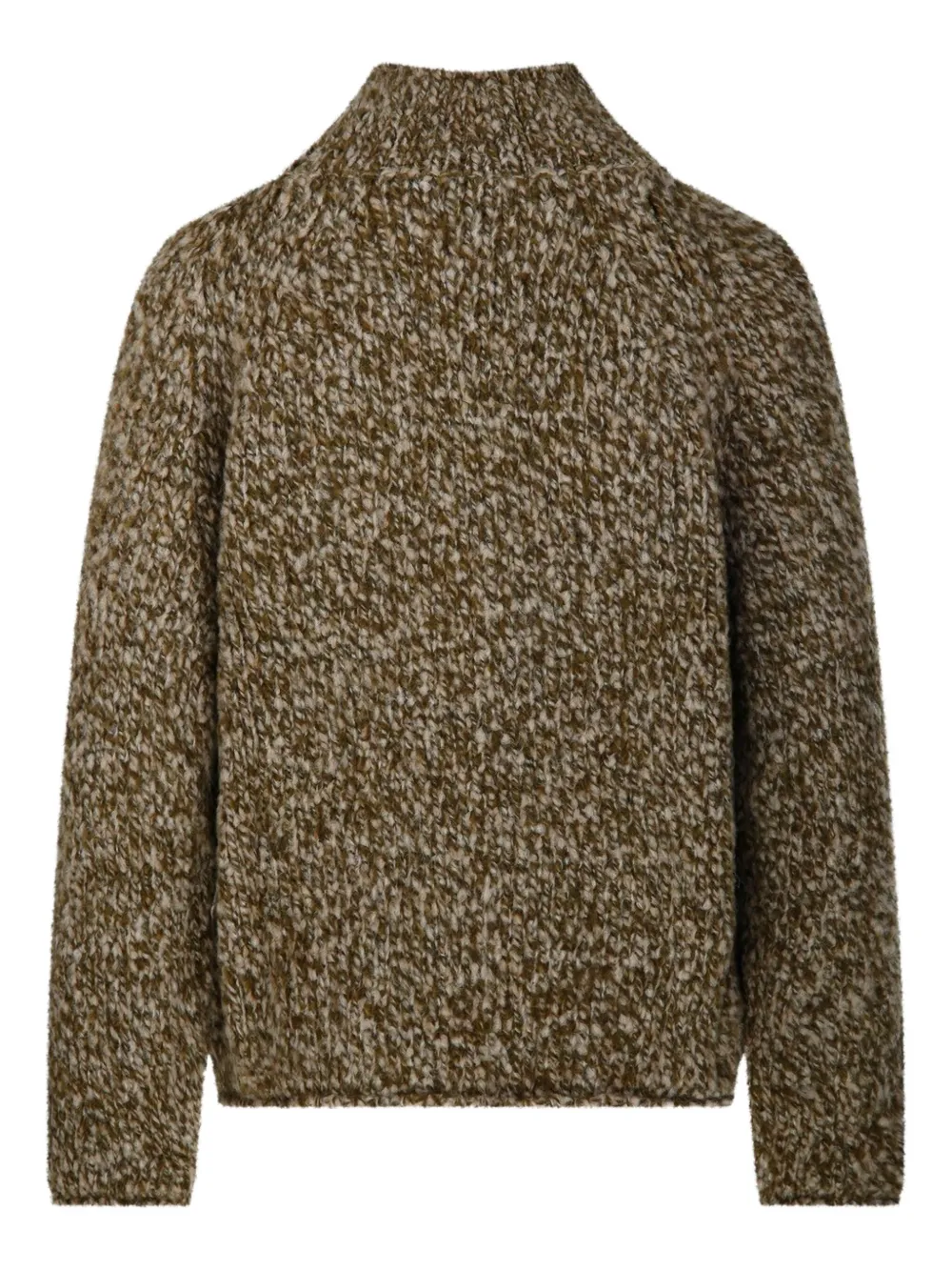 Fabrizio Del Carlo high-neck speckled-knit sweater | Knitted Sweaters | Image 2