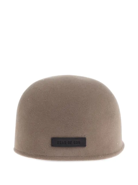 Fear Of God dome logo-patch hat