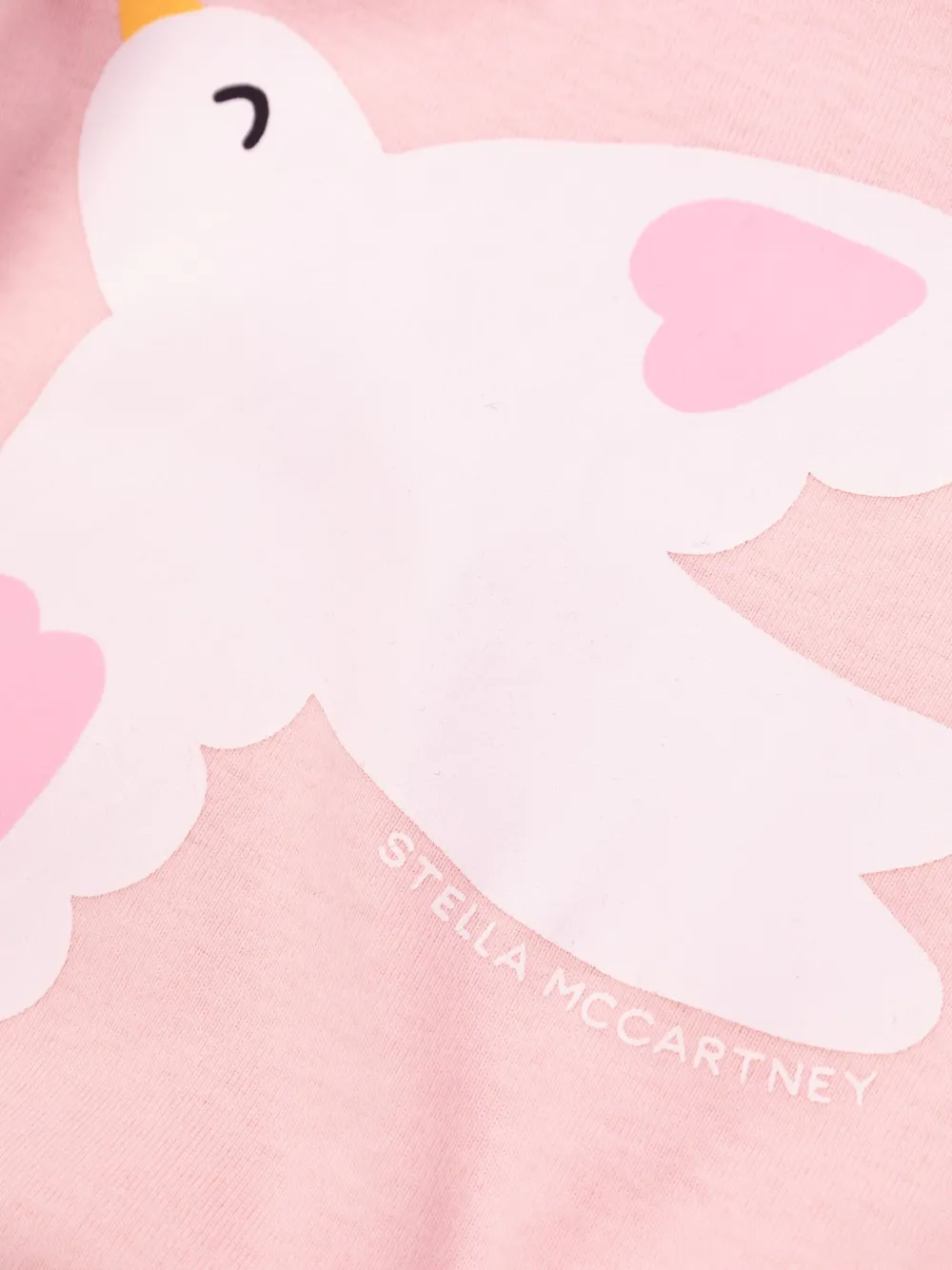 Stella McCartney Kids T-shirt met vogelprint Roze