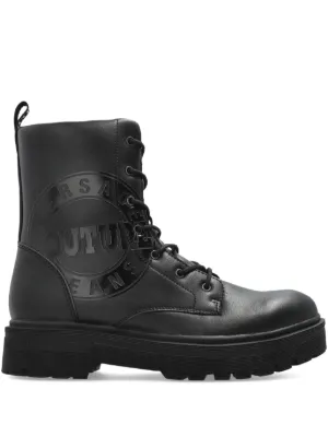 Versace Jeans Couture レースアップ トレッキングブーツ | FARFETCH JP