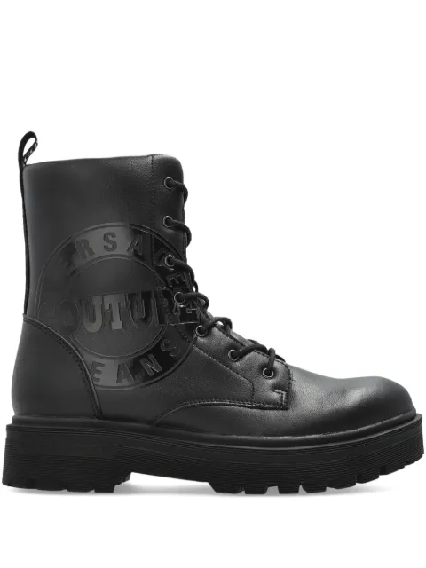 Versace Jeans Couture Logo Syrius biker boots