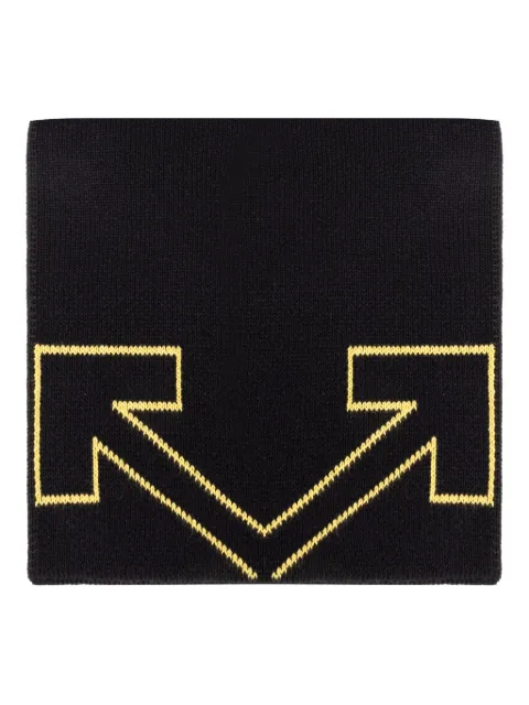 Off-White Kids arrow-pattern cotton scarf