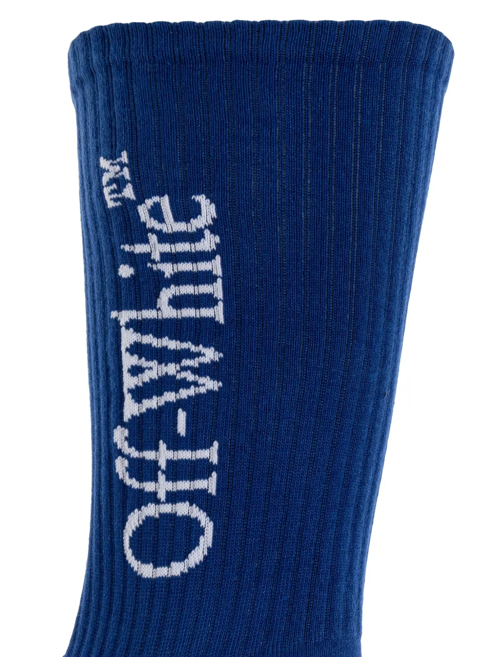 Off-White logo-print cotton socks | Image 2