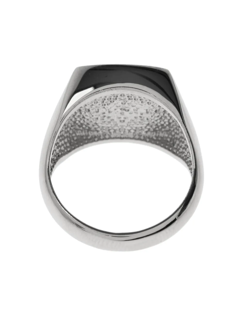 Off-white Arrows Signet Ring In Metallic