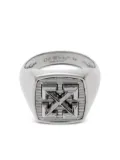 Off-White Arrows signet ring - Silver