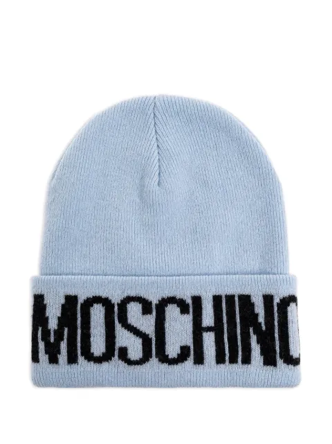 Moschino gorro con logo bordado
