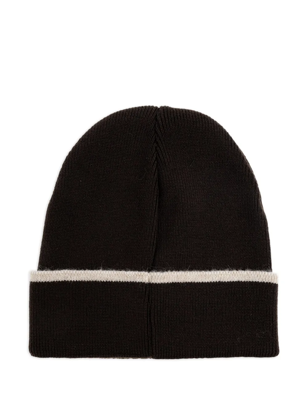 Moschino embroidered-logo ribbed beanie hat | Women | Image 2