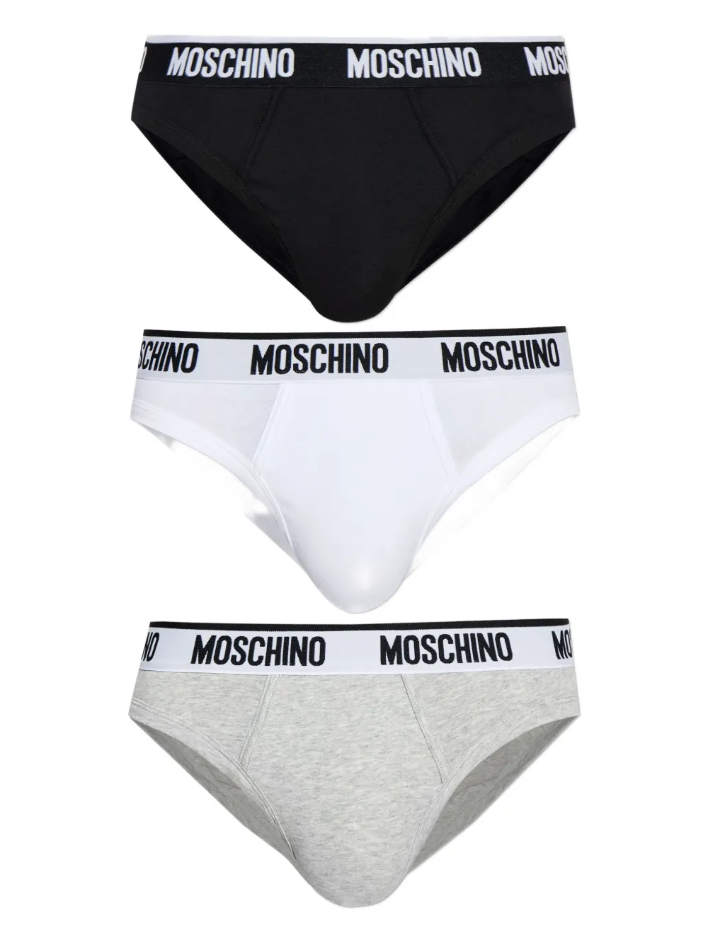 Moschino logo-band briefs (pack of three) | Black | Image 1