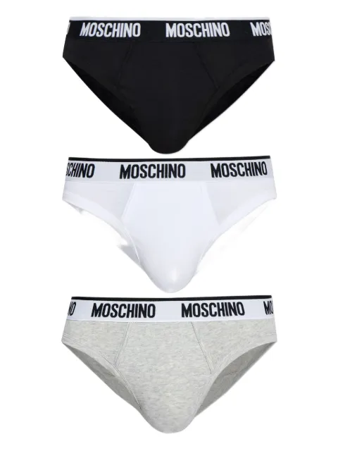 Moschino Slips mit Logo-Bund (3er-Set)