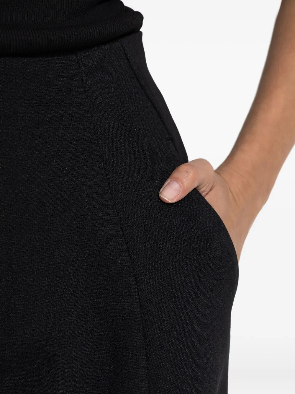 Victoria Beckham Plooibroek met zijzak Zwart