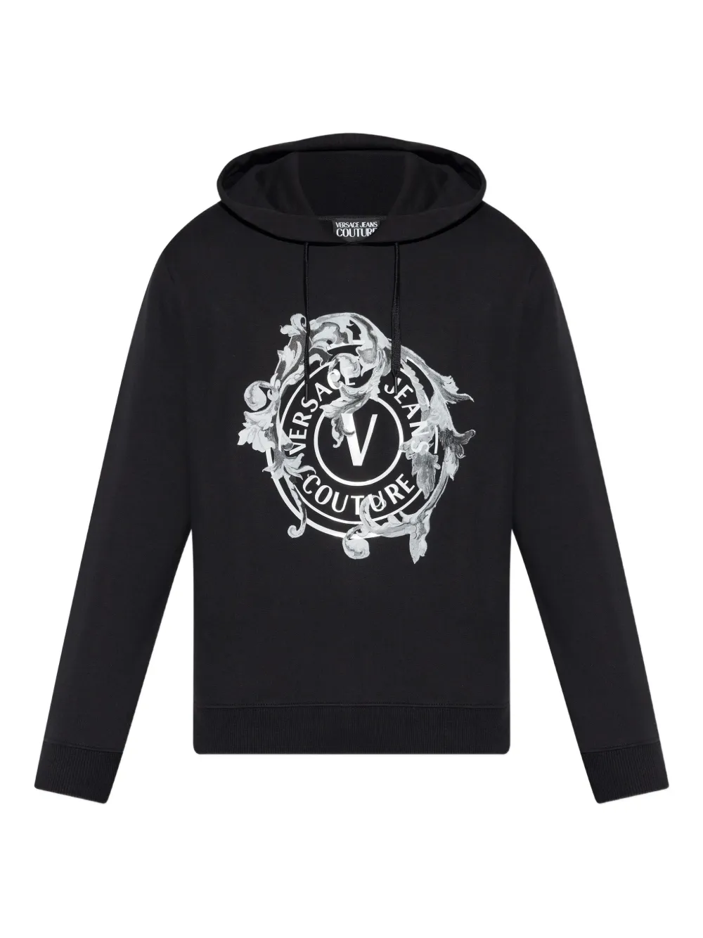 Versace Jeans Couture logo-print hoodie | Black | Image 1
