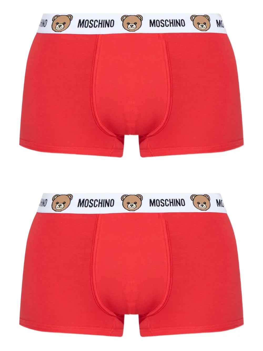 Moschino teddy-print boxer shorts (pack of two) | Red | Image 1