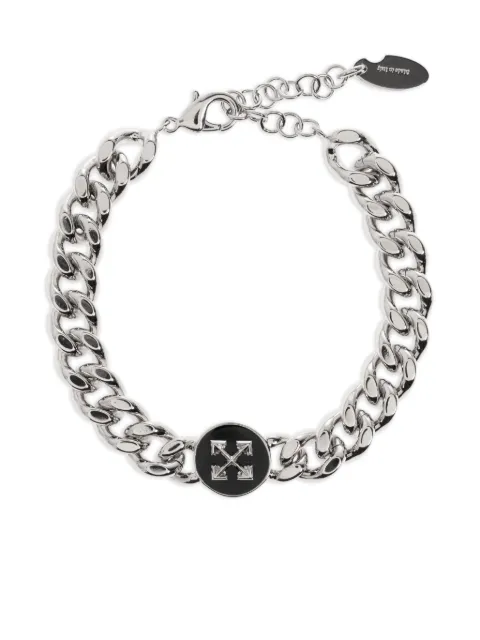 Off-White Arrows curb-chain bracelet