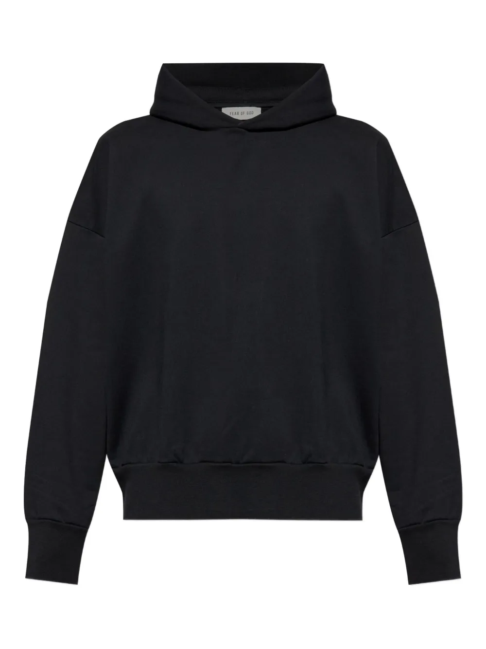 Fear Of God dropped-shoulder cotton hoodie | Black | Image 1