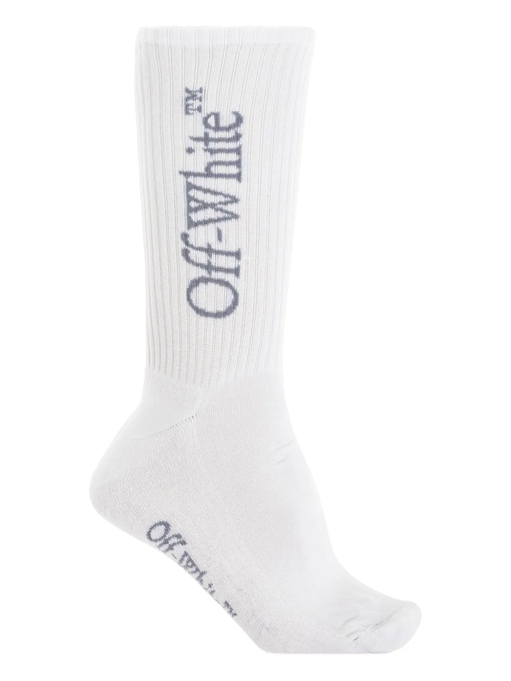 Off-White logo-embroidered cotton socks | Image 2