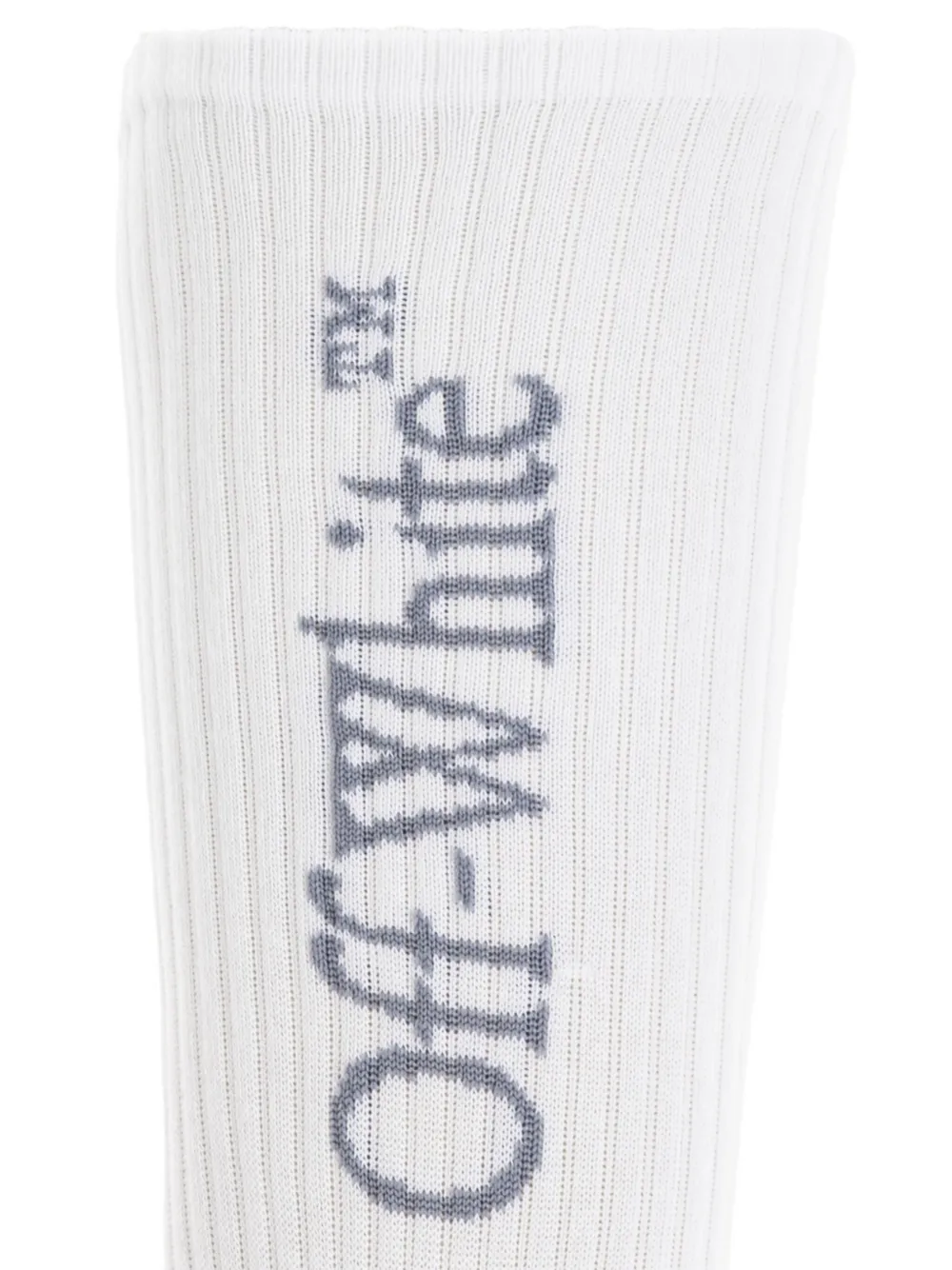 Off-White Sokken met geborduurd logo Wit