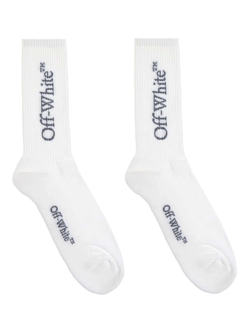 Off-White ロゴ 靴下 - ホワイト Off-White ロゴ 靴下 - ホワイト