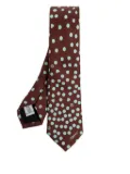 Moschino polka-dot tie - Brown