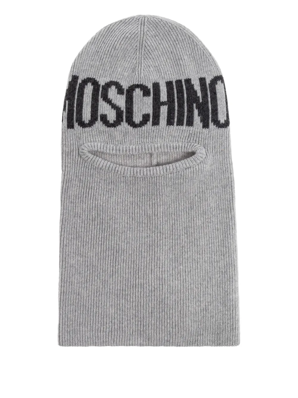 Moschino logo-detail balaclava | Grey | Image 1
