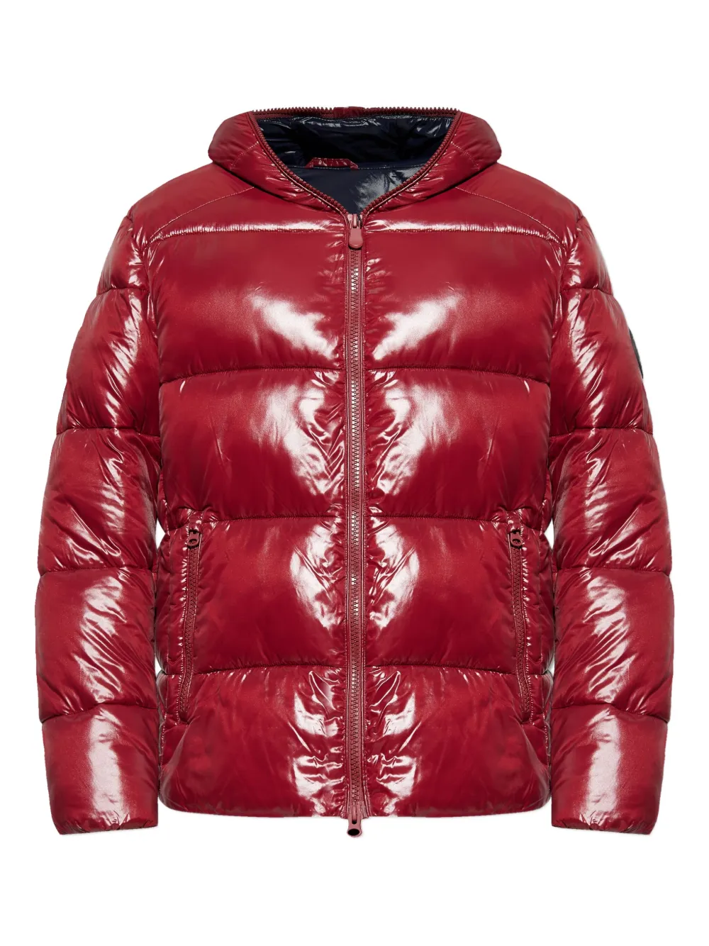 Save The Duck hooded puffer jacket | Red | Image 1